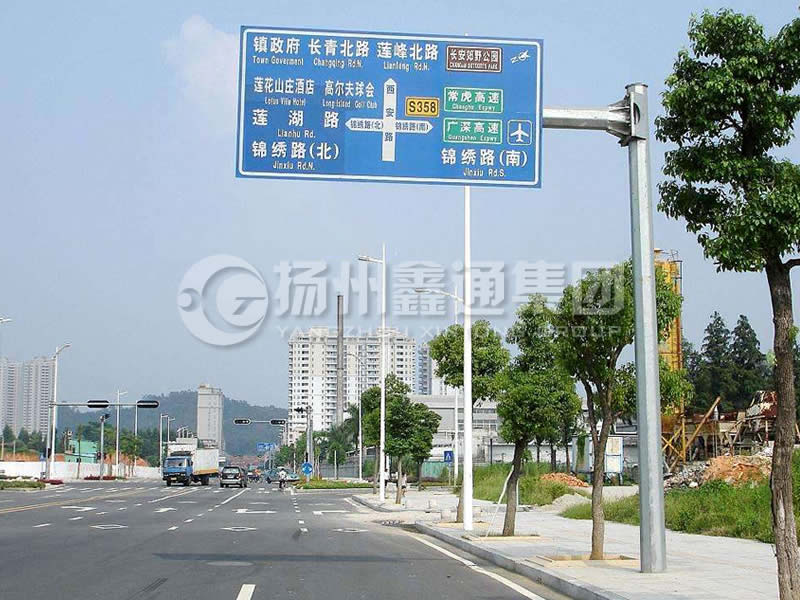 BZG-008，交通標(biāo)志桿，八棱交通標(biāo)志桿