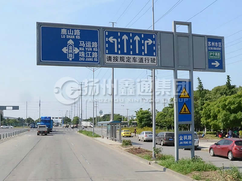 BZG-012，交通標(biāo)志桿，框架交通標(biāo)志桿
