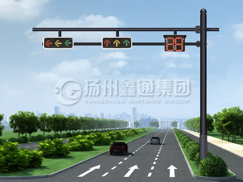 XHDG-061，F(xiàn)型信號燈桿，晉中信號燈桿